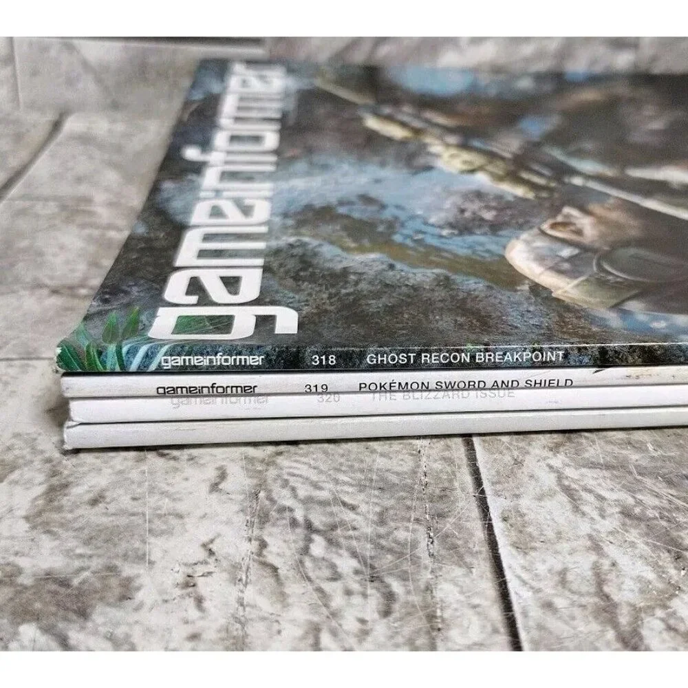 Lot Of 4 Game Informer Magazine Issues 318, 319, 320, 321